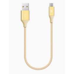 Καλώδιο TTEC Micro USB 30CM Alumi Χρυσό Καλώδιο TTEC Micro USB 30CM Alumi Χρυσό