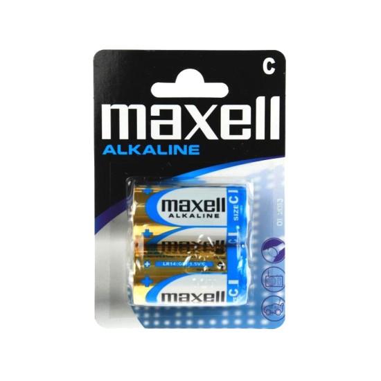 Maxell Super Αλκαλική μπαταρία LR14, 1.5V, 2τμχ
