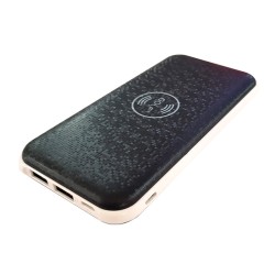 Golf Power Bank GF-W2, Wireless, 8000mAh, Dual Input, Μαύρο