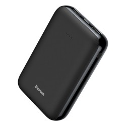 Baseus Power Bank PPJAN-A01 10000mAh, 2.1A, 2x output, Μαύρο