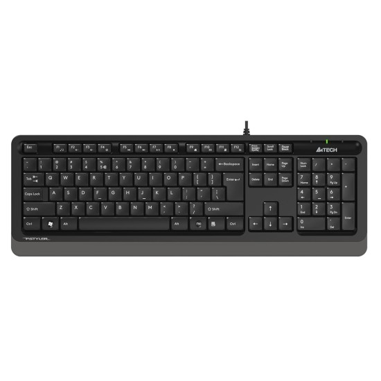 A4Tech ενσύρματο πληκτρολόγιο FK10 Fstyler series, ΕΝ / GR, Μαύρο