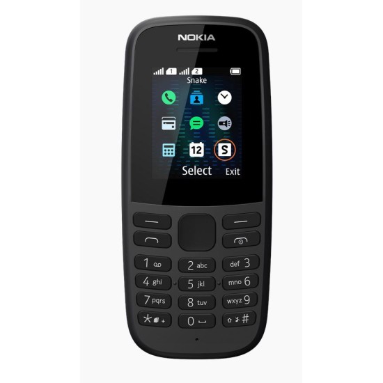Nokia 105 2019 Dual Μαύρο