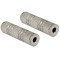 Delock Αντάπτορας από jack 3.5mm σε jack 3.5mm, Metal, Ασημί