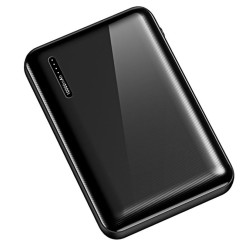 Usams Power Bank PB37 10000mAh, 2x output, 2.1A, Μαύρο