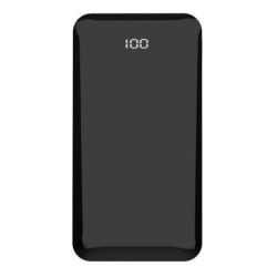 Powertech Power Bank PT-764 10000mAh, 3x output, quick charge, Μαύρο