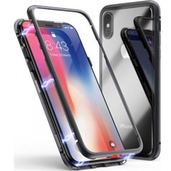 IDOL 1991 Θήκη για iPhone XR 6.1 Διάφανη ΜΕ Μαύρο Μαγνητικό Πλαίσιο / Προστατευτικό τζαμάκι Tempere