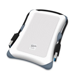 Silicon Power εξωτερικός HDD 1TB Armor A30, USB 3.1, λευκό
