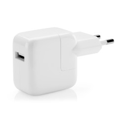 Apple Φορτιστής τοίχου MD836ZM-A, USB, 12W, 2.4A, λευκό