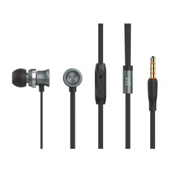 Celebrat Earphones με μικρόφωνο D7, on/off, 10mm, 1.2m, Μαύρα