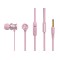 Celebrat Earphones με μικρόφωνο D7, on/off, 10mm, 1.2m, Ροζ Χρυσό