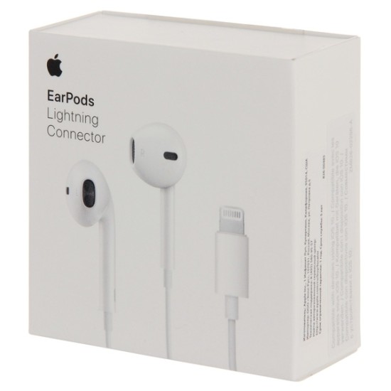 Apple Earpods με Lightning connector MMTN2ZM-A (A1748), λευκό