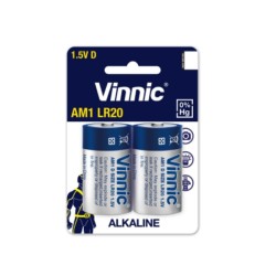 Αλκαλικές Μπαταρίες D Vinic LR20 1.5V 2τεμ.