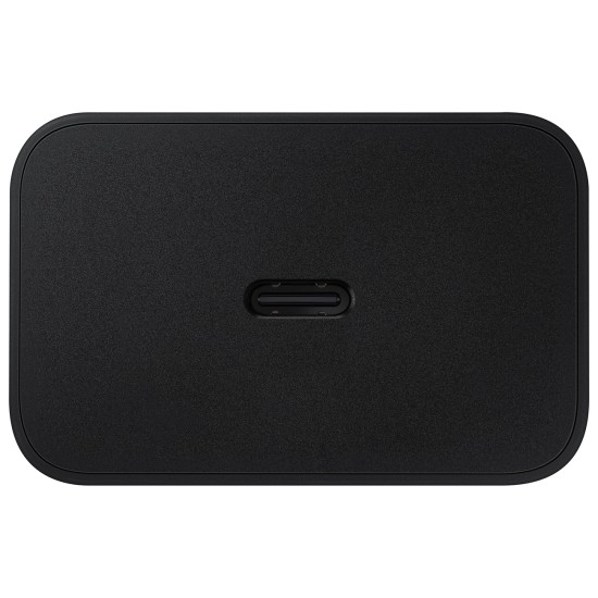 Samsung Φορτιστής με Θύρα USB-C και Καλώδιο USB-C 45W Power Delivery Μαύρος (EP-T4510)