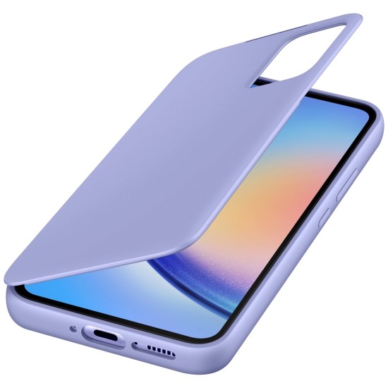 Samsung Smart View Wallet Case for Samsung Galaxy A34 5G Cover with Smart Flip Window Samsung Smart View Wallet Case for Samsung Galaxy A34 5G Cover with Smart Flip Window