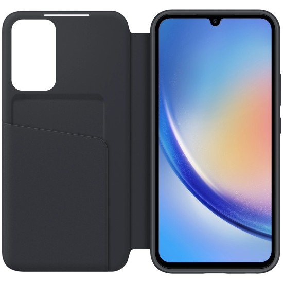 Samsung Smart View Wallet Case for Samsung Galaxy A34 5G Cover with Smart Flip