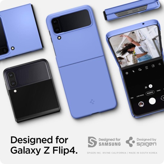 Spigen AIRSKIN GALAXY WITH FLIP 4 CORNFLOWER Μπλε