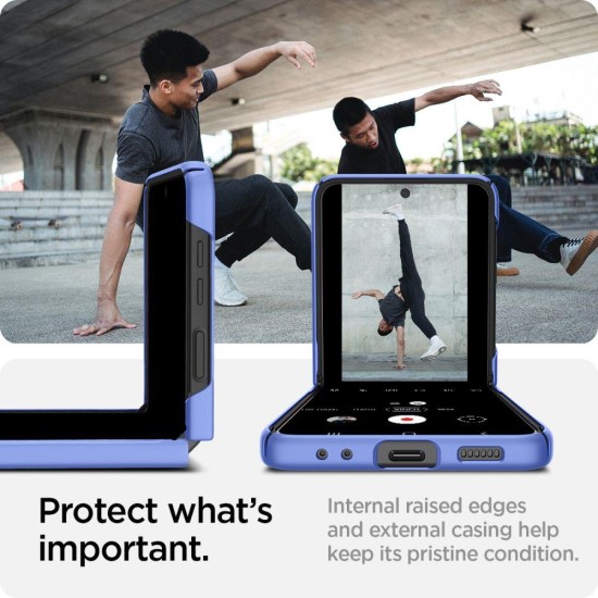 Spigen AIRSKIN GALAXY WITH FLIP 4 CORNFLOWER Μπλε