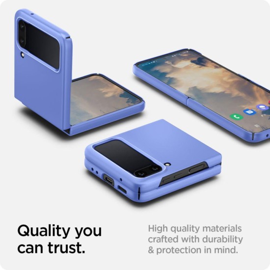 Spigen AIRSKIN GALAXY WITH FLIP 4 CORNFLOWER Μπλε