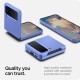 Spigen AIRSKIN GALAXY WITH FLIP 4 CORNFLOWER Μπλε