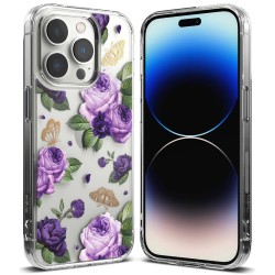Ringke Fusion Design Armored Case Cover with Gel Frame for iPhone 14 Pro Max transparent