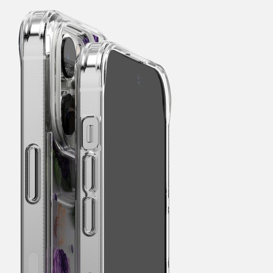 Ringke Fusion Design Armored Case Cover with Gel Frame for iPhone 14 Pro Max transparent