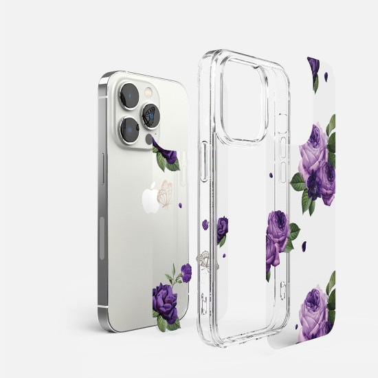 Ringke Fusion Design Armored Case Cover with Gel Frame for iPhone 14 Pro Max transparent