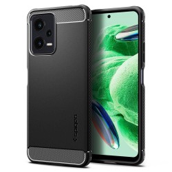SPIGEN RUGGED ARMOR XIAOMI REDMI NOTE 12 5G / POCO X5 black backcover