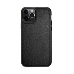 Θήκη UUnique Eco Genuie Leather για iPhone 11 Pro Max Backcover Μαύρο