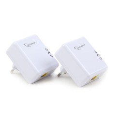 Power Line Gembird 500Mbps Adapter 2XPCS Άσπρο