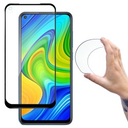 Wozinsky Full Cover Flexi Nano Glass Hybrid Screen for Xiaomi Redmi 10X 4G/Xiaomi Redmi Note 9 black