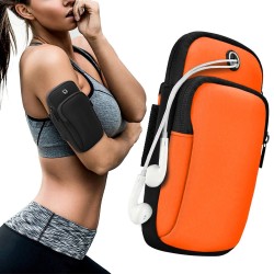 Θήκη Μπράτσου Running armband πορτοκαλί