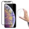 Wozinsky Full Cover Flexi Nano Glass Hybrid Screen Protector with frame for iPhone 12 Pro Max Μαύρο