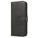 Magnet Case κομψή θήκη βιβλίο με βάση στήριξης για Phone 12 Pro Max Μαύρο
