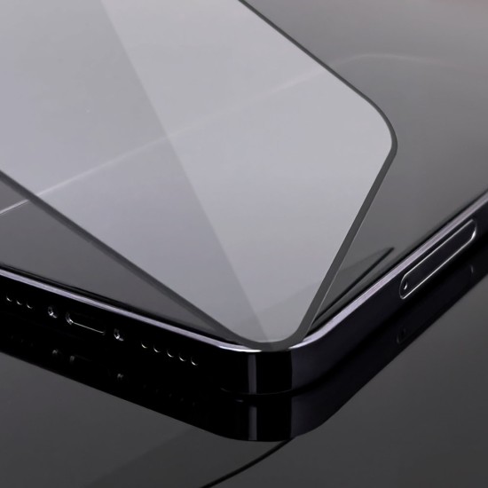 Wozinsky Full Cover Flexi Nano Glass Hybrid Screen Protector with frame for Samsung Galaxy S21 5G Μ