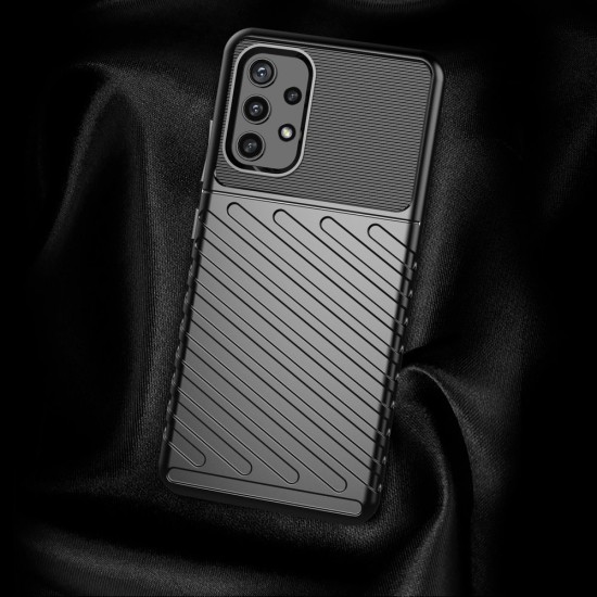Thunder Case Flexible Tough Rugged Cover TPU Θήκη Για Samsung Galaxy A32 5G Πράσινο