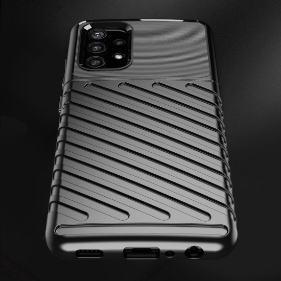 Thunder Case Flexible Tough Rugged Cover TPU Θήκη Για Samsung Galaxy A32 5G Πράσινο