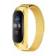Λουράκι Μεταλλικό για Xiaomi Mi Band 6 / Mi Band 5 / Mi Band 4 / Mi Band 3 Χρυσό