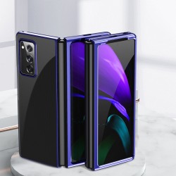 Θήκη Λεπτή διάφανη σκληρή για Samsung Galaxy Z Fold 2 5G Μπλε