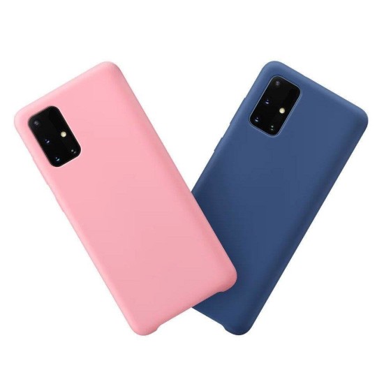 Silicone Case Soft Flexible Rubber Cover for Samsung Galaxy S21+ 5G (S21 Plus 5G) pink