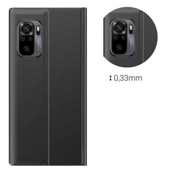 Hurtel Sleep Book Δερματίνης (Redmi Note 10 / 10s) Μαύρο Hurtel Sleep Book Δερματίνης (Redmi Note 10 / 10s) Μαύρο