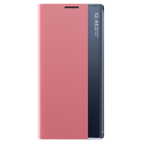 Hurtel Sleep Book Δερματίνης (Redmi Note 10 / 10s) Ροζ