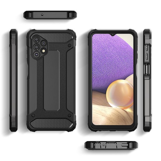 Hybrid Armor Case Tough Rugged Cover για Samsung Galaxy A32 4G Μπλε