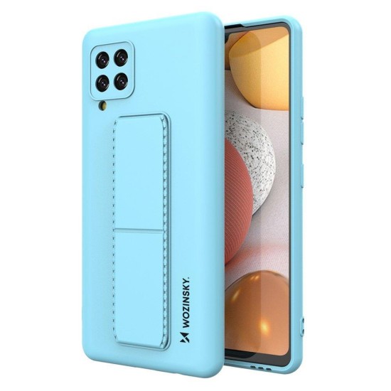 Wozinsky Kickstand Case flexible silicone cover with a stand για Samsung Galaxy A42 5G Ανοιχτό Μπλε Wozinsky Kickstand Case flexible silicone cover with a stand για Samsung Galaxy A42 5G Ανοιχτό Μπλε