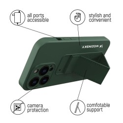 Wozinsky Kickstand Case flexible silicone cover with a stand Samsung Galaxy S21+ 5G (S21 Plus 5G) p