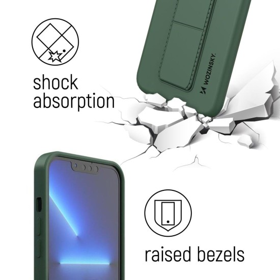 Wozinsky Kickstand Case flexible silicone cover with a stand Samsung Galaxy S21+ 5G (S21 Plus 5G) d