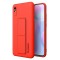 Θήκη Wozinsky Kickstand Case flexible silicone cover with a stand Xiaomi Redmi 9A κόκκινο