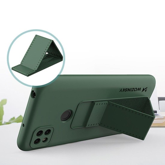 Θήκη Wozinsky Kickstand Case flexible silicone cover with a stand Xiaomi Redmi 9A κόκκινο Θήκη Wozinsky Kickstand Case flexible silicone cover with a stand Xiaomi Redmi 9A κόκκινο