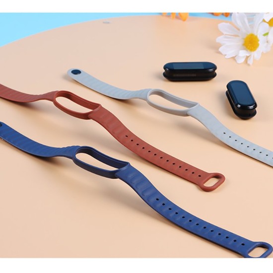 Hurtel Replacement Band Strap Λουράκι Σιλικόνης Mi Smart Band 5/Mi Smart Band 6 Μπλε