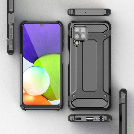 Hybrid Armor Case Tough Rugged Cover για Samsung Galaxy A22 4G Μπλε Hybrid Armor Case Tough Rugged Cover για Samsung Galaxy A22 4G Μπλε