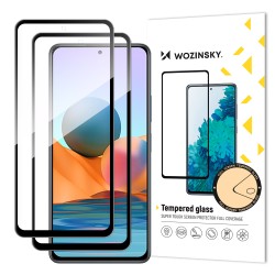 Wozinsky  Tempered Glass Full Glue Super Tough  Protector Full  for Xiaomi Redmi Note 10 Pro μαύρο